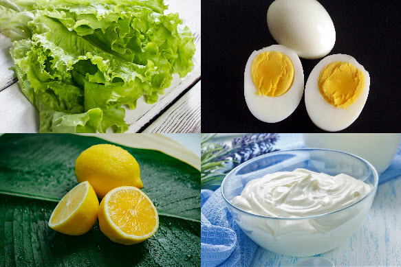 Салат зеленый польской кухни
